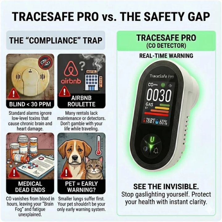 TraceSafe PRO™ – Low Level Carbon Monoxide Monitor